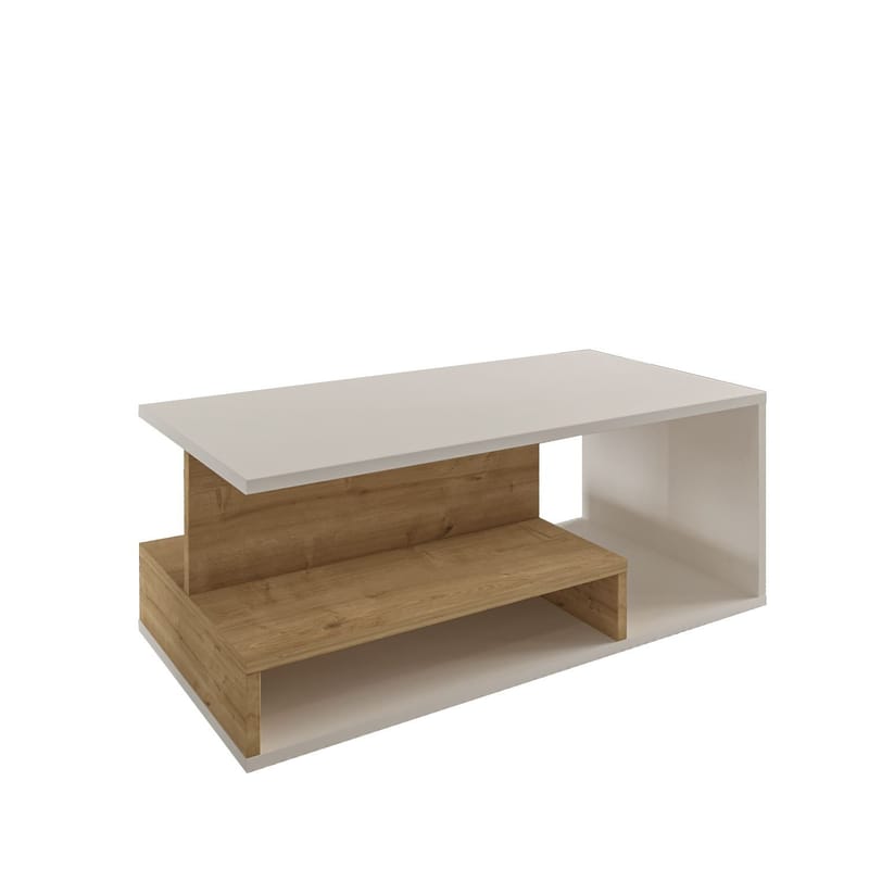 Fenlo Soffbord 90x35x44,8 cm - Vit sapphire-ek - Products - Möbler - Bord & matgrupp - Soffbord