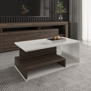 Fenlo Soffbord 90x35x44,8 cm - Vit valnöt - Products - Möbler - Bord & matgrupp - Soffbord