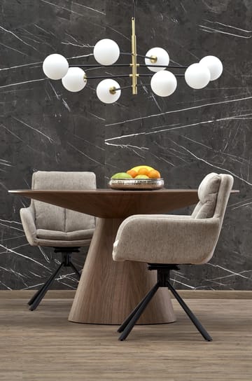 Float runt matbord i valnöt Ø137 cm - Valnöt - Products - Möbler - Bord & matgrupp - Matbord & köksbord