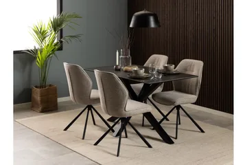 Ganesh Matbord 80 cm Rektangulär - Svart - Products - Möbler - Bord & matgrupp - Matbord & köksbord