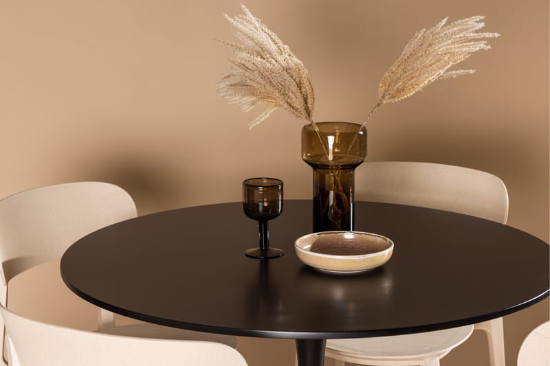 Glade Matgrupp 100 cm Rund med 4 Åstol stolar - Beige - Products - Möbler - Bord & matgrupp - Matgrupp