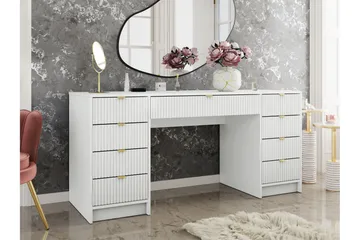 Gudelia Sminkbord 154 cm - Vit - Products - Möbler - Bord & matgrupp - Sminkbord & toalettbord