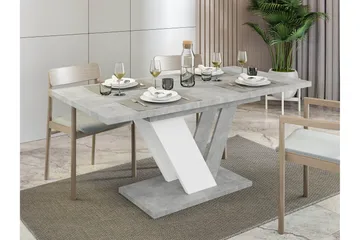 Harumi Matbord 120 cm Rektangulär - Grå/Vit - Products - Möbler - Bord & matgrupp - Matbord & köksbord