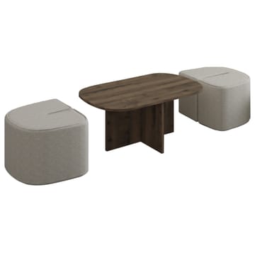 Hu Soffbordsset 90x42,9x45 cm - Antik valnöt - Products - Möbler - Bord & matgrupp - Soffbord