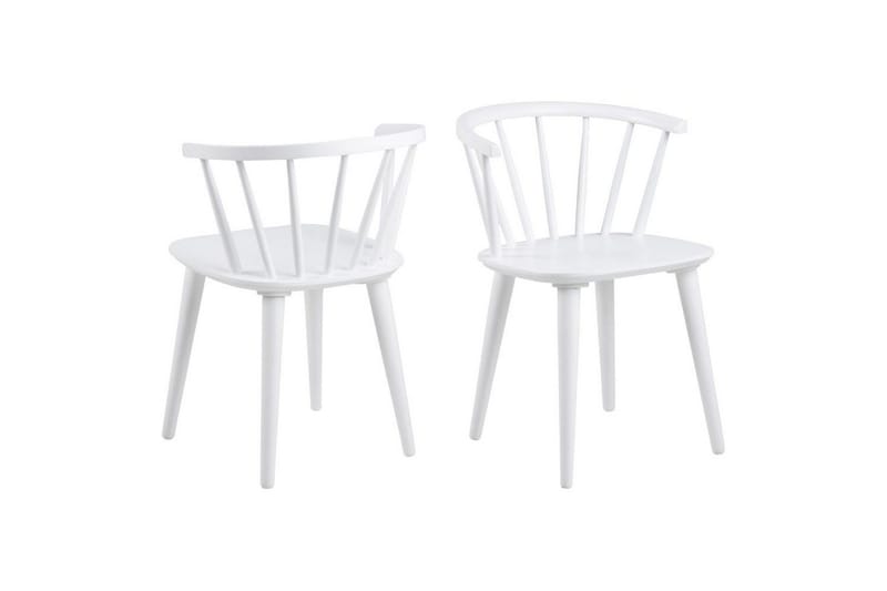 Ibiza Matgrupp Rund 110 cm + 4 st Matstolar - Vit - Products - Möbler - Bord & matgrupp - Matgrupp