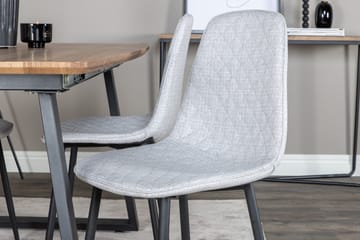 Inca Matgrupp 160 cm Rektangulär med 4 Polar stolar - Svart - Products - Möbler - Bord & matgrupp - Matgrupp