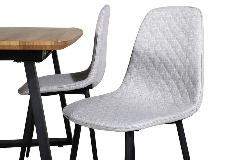 Inca Matgrupp 160 cm Rektangulär med 4 Polar stolar - Svart - Products - Möbler - Bord & matgrupp - Matgrupp