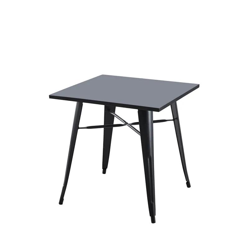 Iris matbord 80x80 cm - Svart - Svart - Products - Möbler - Bord & matgrupp - Matbord & köksbord