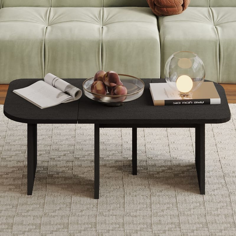 Iris Soffbordsset 90x35x45 cm - Svart - Products - Möbler - Bord & matgrupp - Soffbord