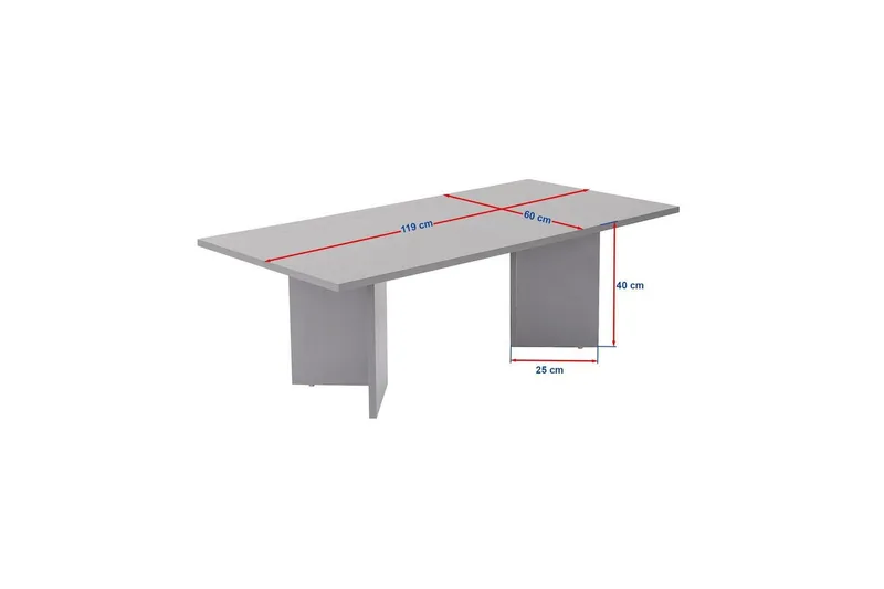 Isami Soffbord 119 cm - Vit - Products - Möbler - Bord & matgrupp - Soffbord