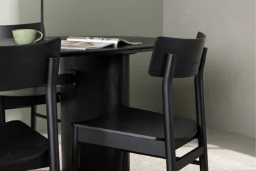 Isolde Matgrupp 180 cm Oval med 4 Montros stolar - Svart - Products - Möbler - Bord & matgrupp - Matgrupp