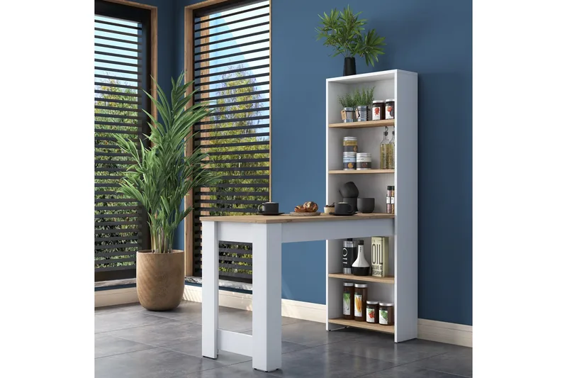 Izhar Barbord 53,8x120 cm Brun/Vit - Hanah Home - Products - Möbler - Bord & matgrupp - Barbord & ståbord