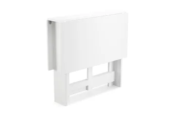 Jeba Rektangulärt Matbord med klaffar 80 cm med plats för 4 personer - Vit - Products - Möbler - Bord & matgrupp - Matbord & köksbord