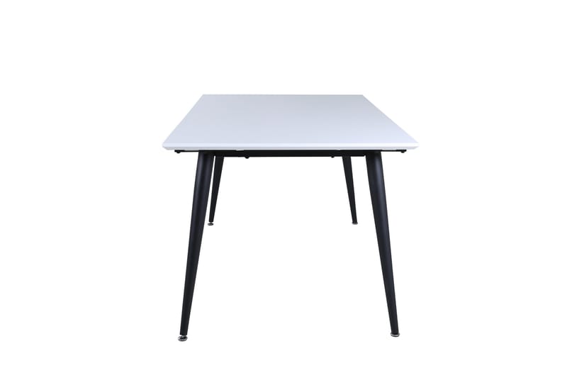 Jimmy Förlängningsbart Matbord 150 cm - Vit/Svart - Products - Möbler - Bord & matgrupp - Matbord & köksbord