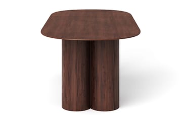 Juno Matbord Oval 220x100 cm Fanér - Valnöt - Products - Möbler - Bord & matgrupp - Matbord & köksbord
