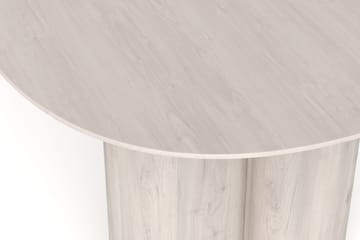 Juno Matbord Oval 220x100 cm Fanér - Vitlaserad ek - Products - Möbler - Bord & matgrupp - Matbord & köksbord