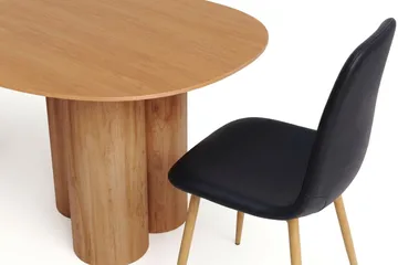Juno Matgrupp rektangulärt 220 cm Ek med 8 Nibe Matstolar - Ek - Products - Möbler - Bord & matgrupp - Matgrupp
