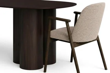 Juno Matgrupp rektangulärt 220 cm Svart med 8 Reciclar Matstolar - Svart - Products - Möbler - Bord & matgrupp - Matgrupp