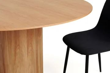 Juno Matgrupp runt 150 cm Ek med 6 Nibe Matstolar - Ek - Products - Möbler - Bord & matgrupp - Matgrupp