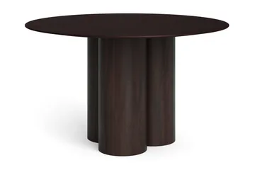 Juno Runt Matbord ø130 cm Fanér - Rökt ek - Products - Möbler - Bord & matgrupp - Matbord & köksbord