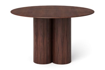 Juno Runt Matbord ø130 cm Fanér - Valnöt - Products - Möbler - Bord & matgrupp - Matbord & köksbord
