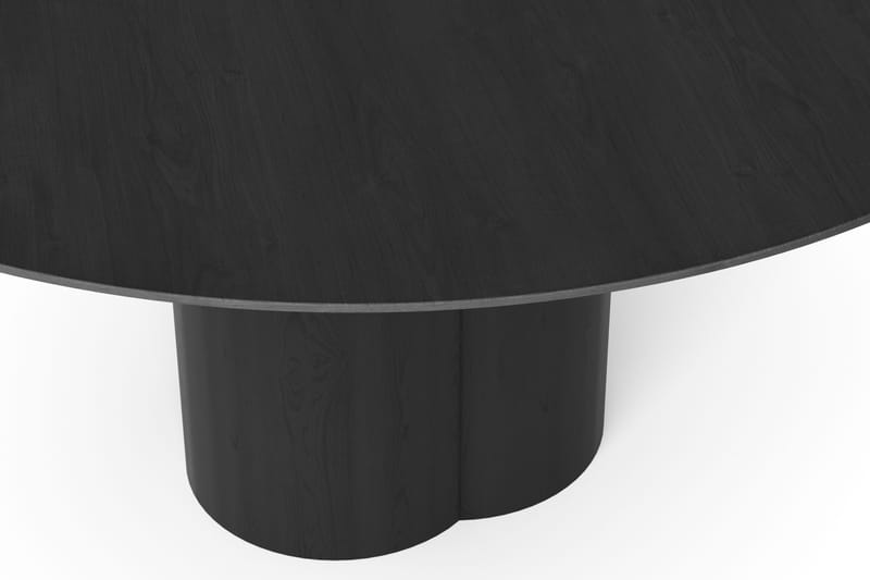 Juno Runt Matbord ø150 cm Fanér - Svartlaserad ek - Products - Möbler - Bord & matgrupp - Matbord & köksbord