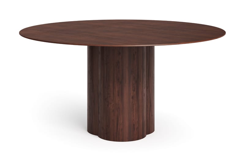 Juno Runt Matbord ø150 cm Fanér - Valnöt - Products - Möbler - Bord & matgrupp - Matbord & köksbord