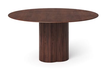 Juno Runt Matbord ø150 cm Fanér - Valnöt - Products - Möbler - Bord & matgrupp - Matbord & köksbord
