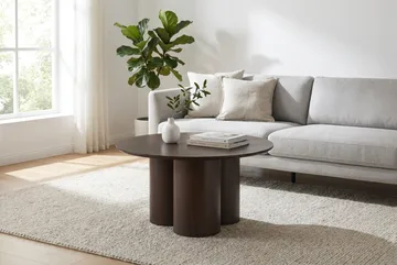 Juno Soffbord Rund 85 cm - Rökt ek - Products - Möbler - Bord & matgrupp - Soffbord