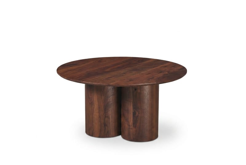 Juno Soffbord Rund 85 cm - Valnöt - Products - Möbler - Bord & matgrupp - Soffbord