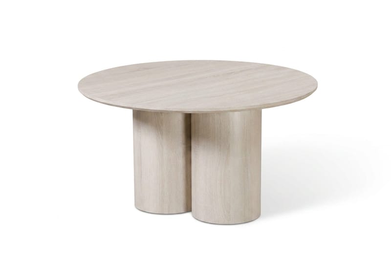 Juno Soffbord Rund 85 cm - Vitlaserad ek - Products - Möbler - Bord & matgrupp - Soffbord