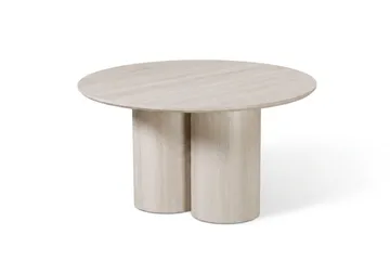 Juno Soffbord Rund 85 cm - Vitlaserad - Products - Möbler - Bord & matgrupp - Soffbord