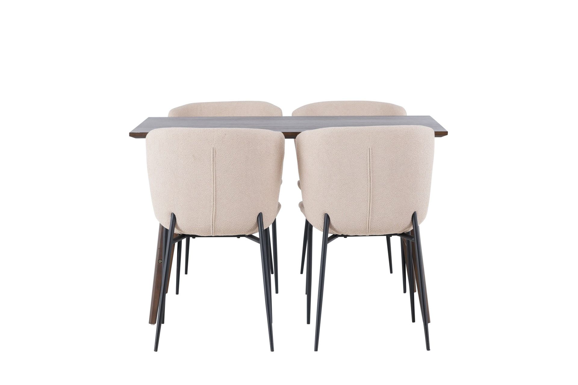 Kaseidon Matgrupp 120 cm Rektangulär med 4 Modesto stolar