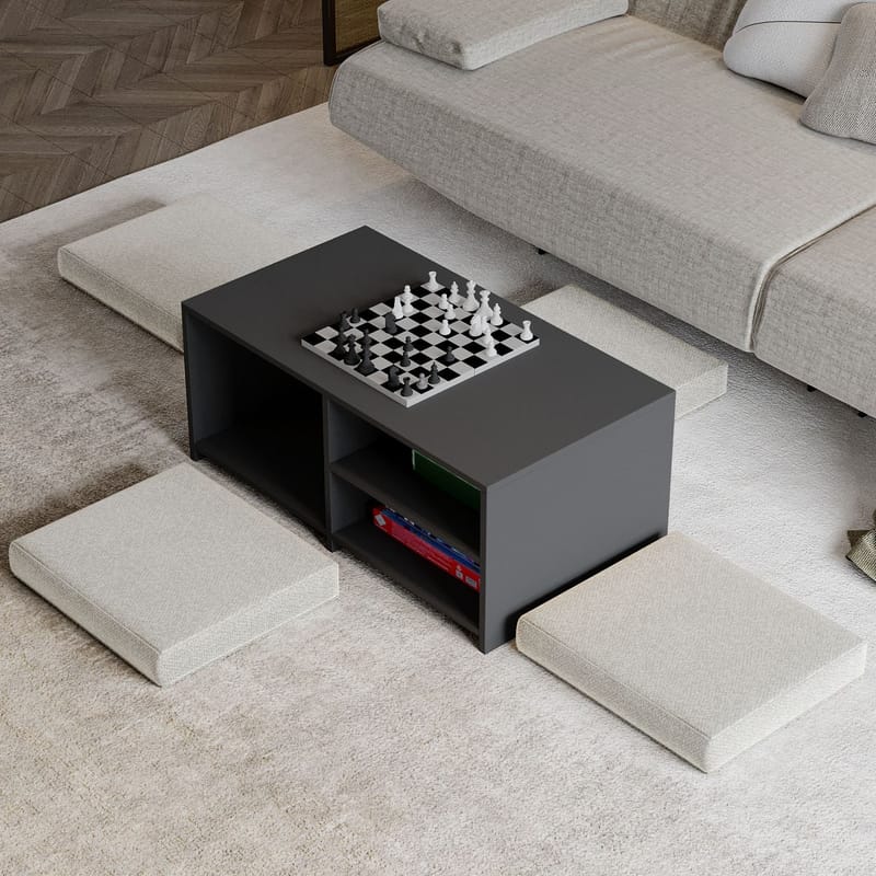 Kavon Soffbordsset 90x44,1x45 cm - Antracit - Products - Möbler - Bord & matgrupp - Soffbord