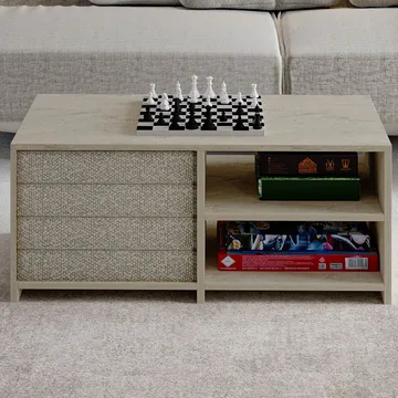 Kavon Soffbordsset 90x44,1x45 cm - Travertin - Products - Möbler - Bord & matgrupp - Soffbord