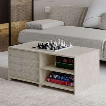 Kavon Soffbordsset 90x44,1x45 cm - Travertin - Products - Möbler - Bord & matgrupp - Soffbord