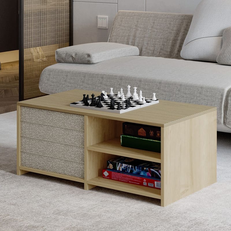 Kavon Soffbordsset 90x44,1x45 cm - Varm ek och safirek - Products - Möbler - Bord & matgrupp - Soffbord