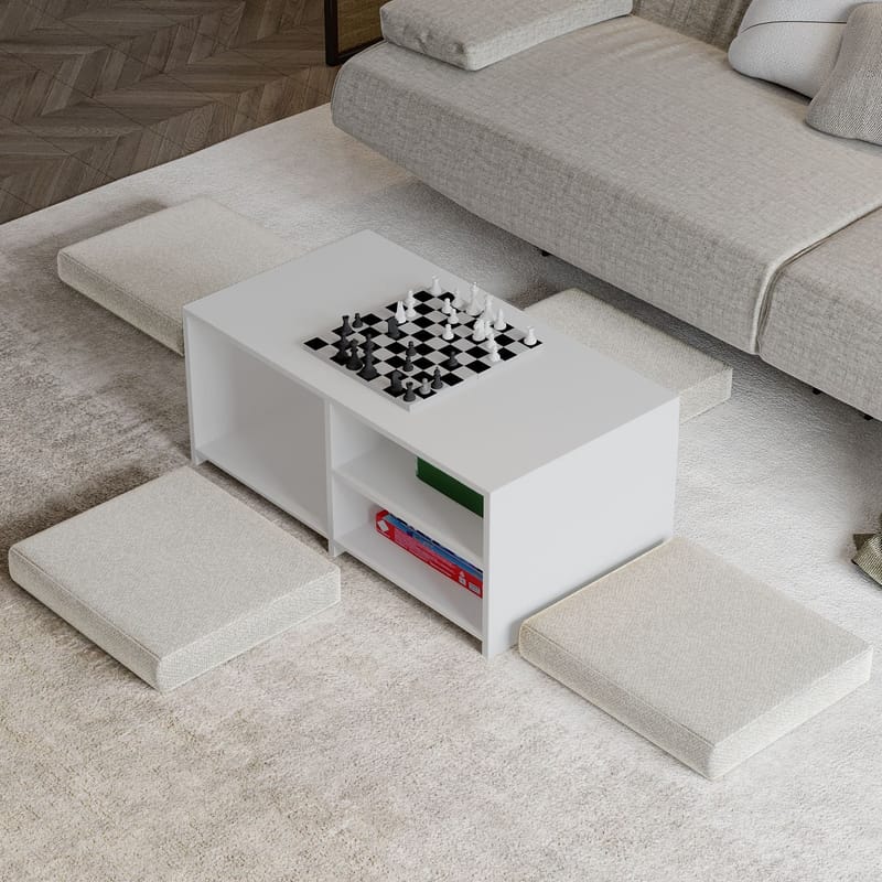 Kavon Soffbordsset 90x44,1x45 cm - Vit - Products - Möbler - Bord & matgrupp - Soffbord