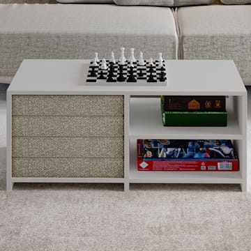 Kavon Soffbordsset 90x44,1x45 cm - Vit - Products - Möbler - Bord & matgrupp - Soffbord