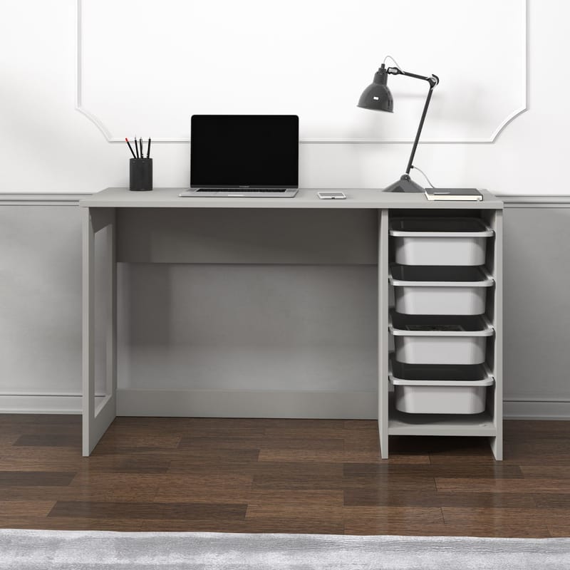 Branik Skrivbord 120x73x45 cm - Grå - Products - Möbler - Bord & matgrupp - Kontorsbord - Datorbord