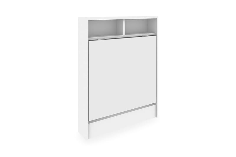 Elegancia Väggskrivbord 70 cm med Förvaring Hylla Utfällbart - Vit - Products - Möbler - Bord & matgrupp - Kontorsbord - Datorbord