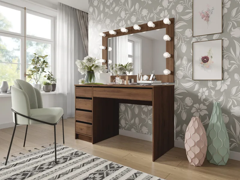 Harland Skrivbord 120 cm - brun - Products - Möbler - Bord & matgrupp - Kontorsbord - Datorbord