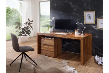 Kanaria Skrivbord 140 cm - Trä/natur - Products - Möbler - Bord & matgrupp - Kontorsbord - Datorbord