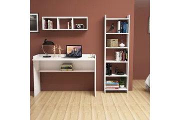 Kazeck Kontorsmöbelset 118 cm - Vit - Products - Möbler - Bord & matgrupp - Kontorsbord - Datorbord
