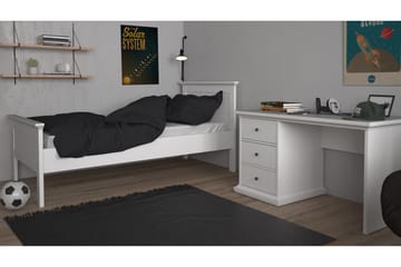 Paris Skrivbord 130 cm - Vit - Products - Möbler - Bord & matgrupp - Kontorsbord - Datorbord