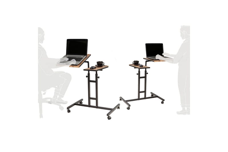 Morse Ståskrivbord 67 cm - Trä/natur/Svart - Products - Möbler - Bord & matgrupp - Kontorsbord - Skrivbord