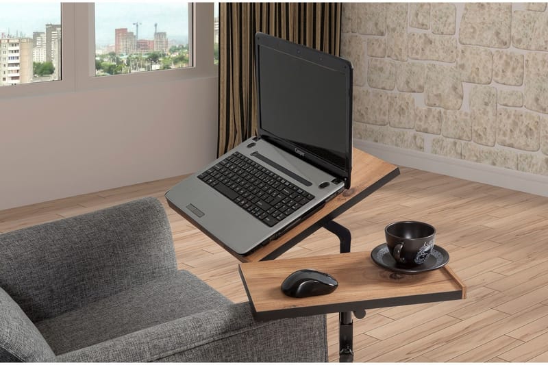 Morse Ståskrivbord 67 cm - Trä/natur/Svart - Products - Möbler - Bord & matgrupp - Kontorsbord - Skrivbord