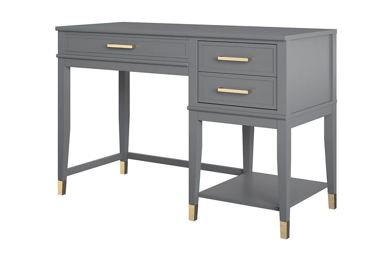 Westerleigh Höj-och Sänkbart Skrivbord 116 cm Förvaring Lådo - CosmoLiving - Products - Möbler - Bord & matgrupp - Kontorsbord - Skrivbord