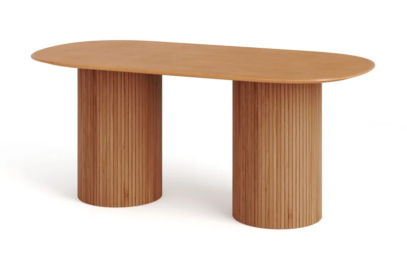 Kopparbo Matbord Oval 180x90 cm Fanér - Ek - Products - Möbler - Bord & matgrupp - Matbord & köksbord