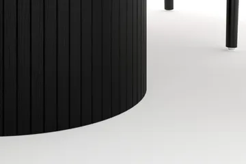 Kopparbo Matgrupp 150 cm Rund med 6 Dastoori Matstolar - Svartlaserad ek - Products - Möbler - Bord & matgrupp - Matgrupp